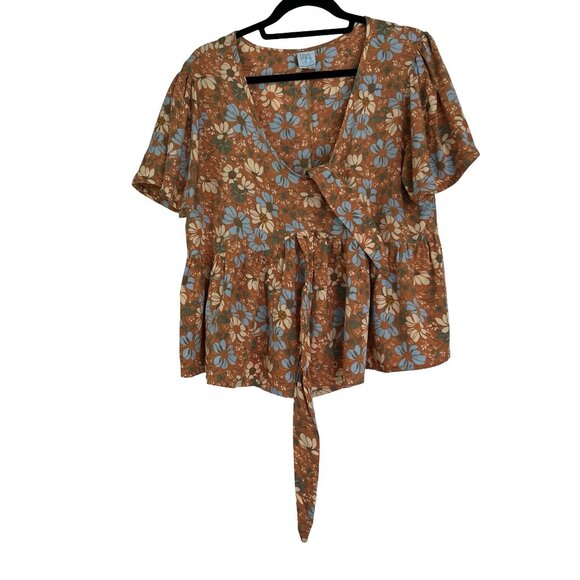 Floral print Top. Perfect Summer blouse. Size XL - Picture 11 of 11